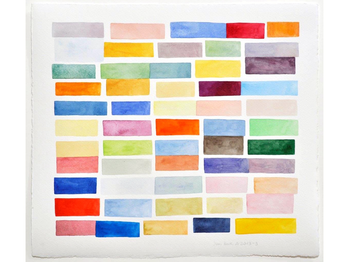 Ines Hock, A 2013 -3  | 32,5  x 38 cm  Zerkall Bütten