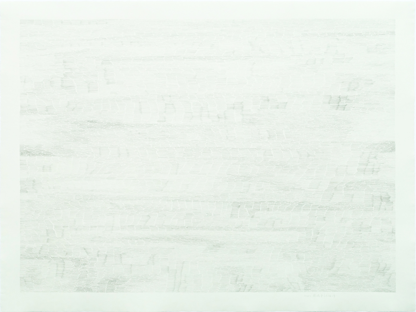 Z-2016-3-Ingrespapier - Zerkall 48 x 64 cm, Bleistift