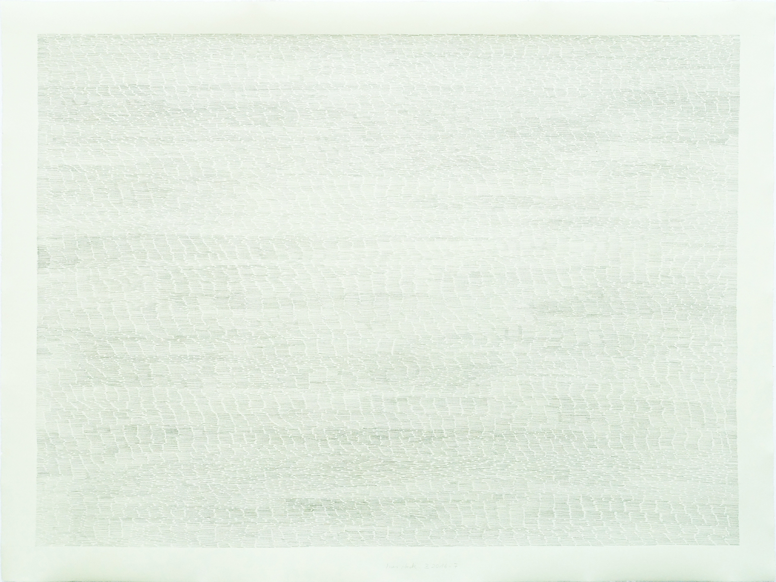 Z-2016-7-Ingrespapier - Zerkall 48 x 64 cm, Bleistift