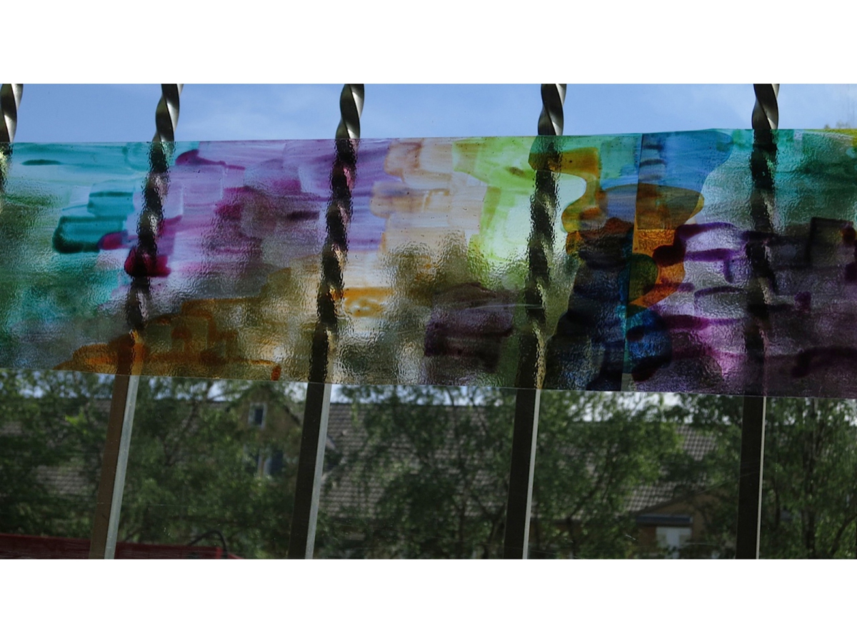 Ines Hock,  ColorLineCuts, galerie januar, Bochum-Langendreer, 2015