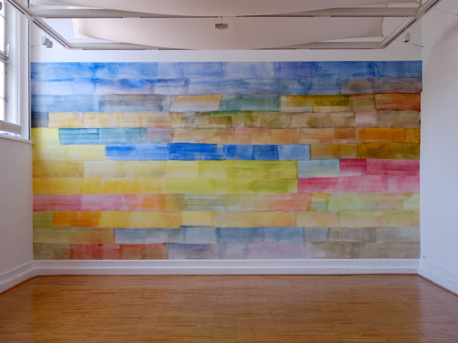 Ines Hock, Die schöne Seite, Kunsthaus Wiesbaden, Wandarbeit, 2007