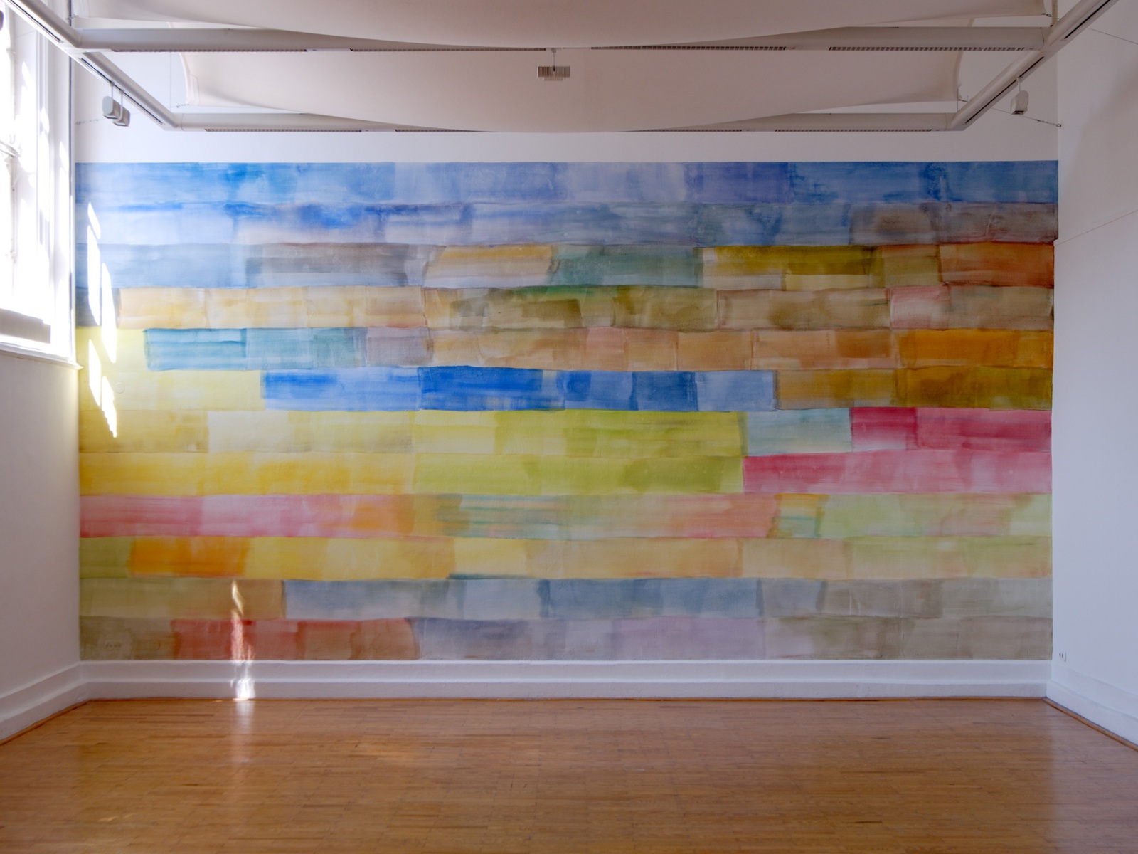 Ines Hock, Die schöne Seite, Kunsthaus Wiesbaden, Wandarbeit, 2007