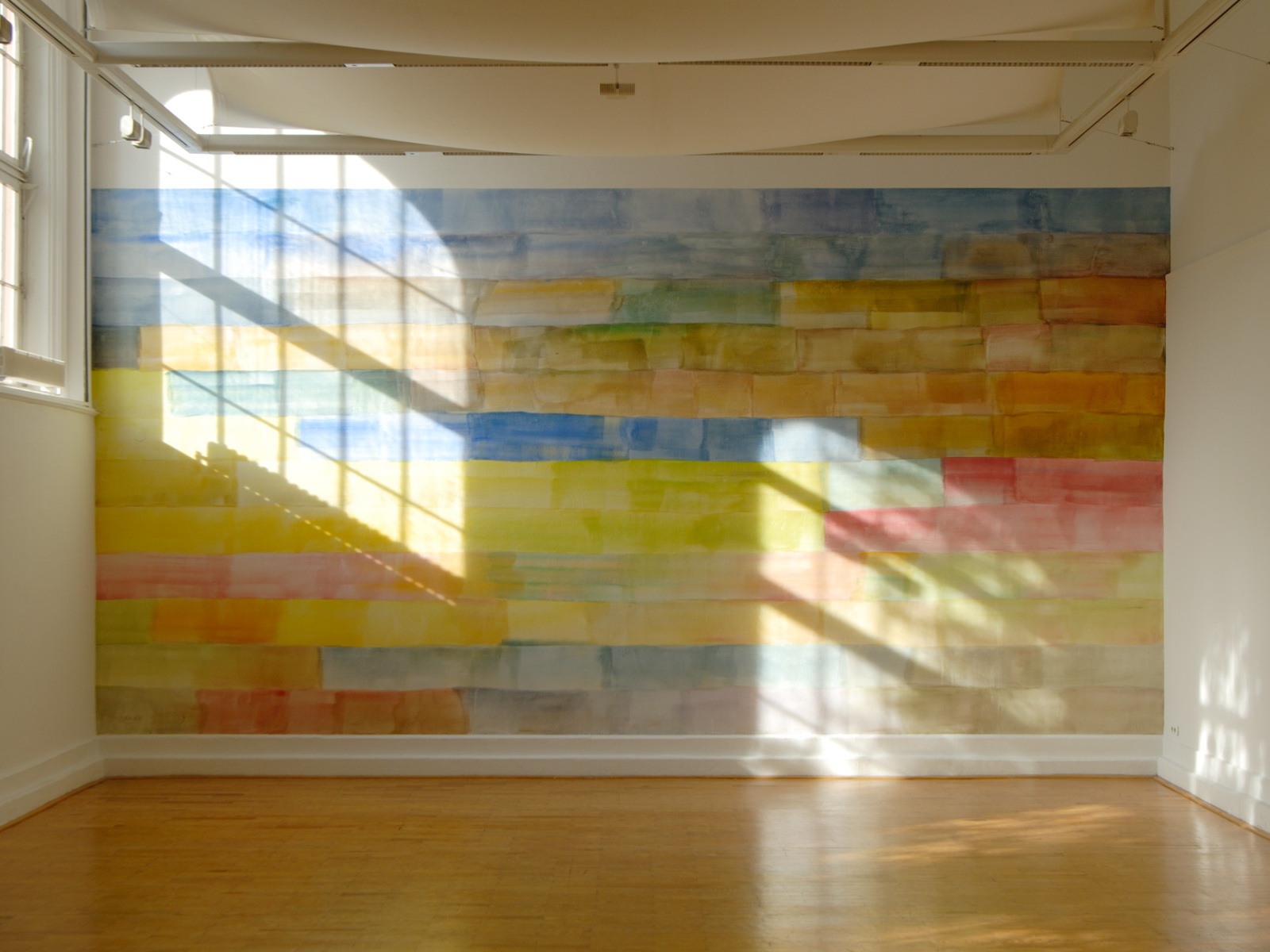 Ines Hock, Die schöne Seite, Kunsthaus Wiesbaden, Wandarbeit, 2007