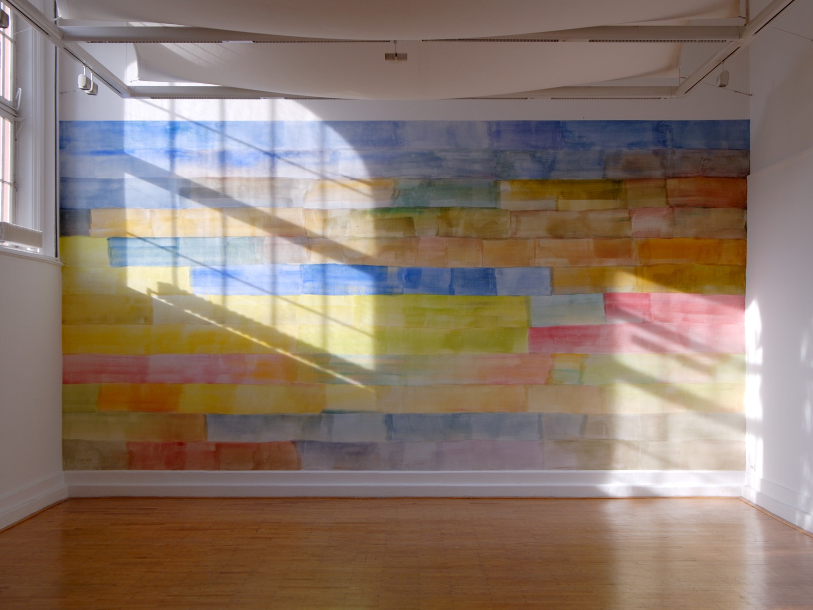 Ines Hock, Die schöne Seite, Kunsthaus Wiesbaden, Wandarbeit, 2007