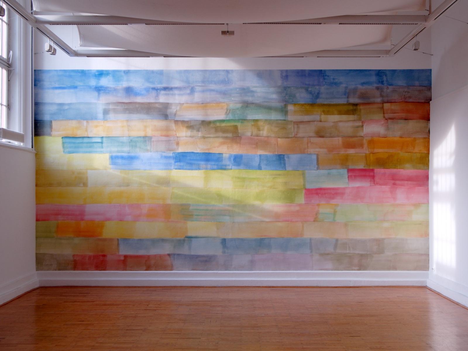 Ines Hock, Die schöne Seite, Kunsthaus Wiesbaden, Wandarbeit, 2007