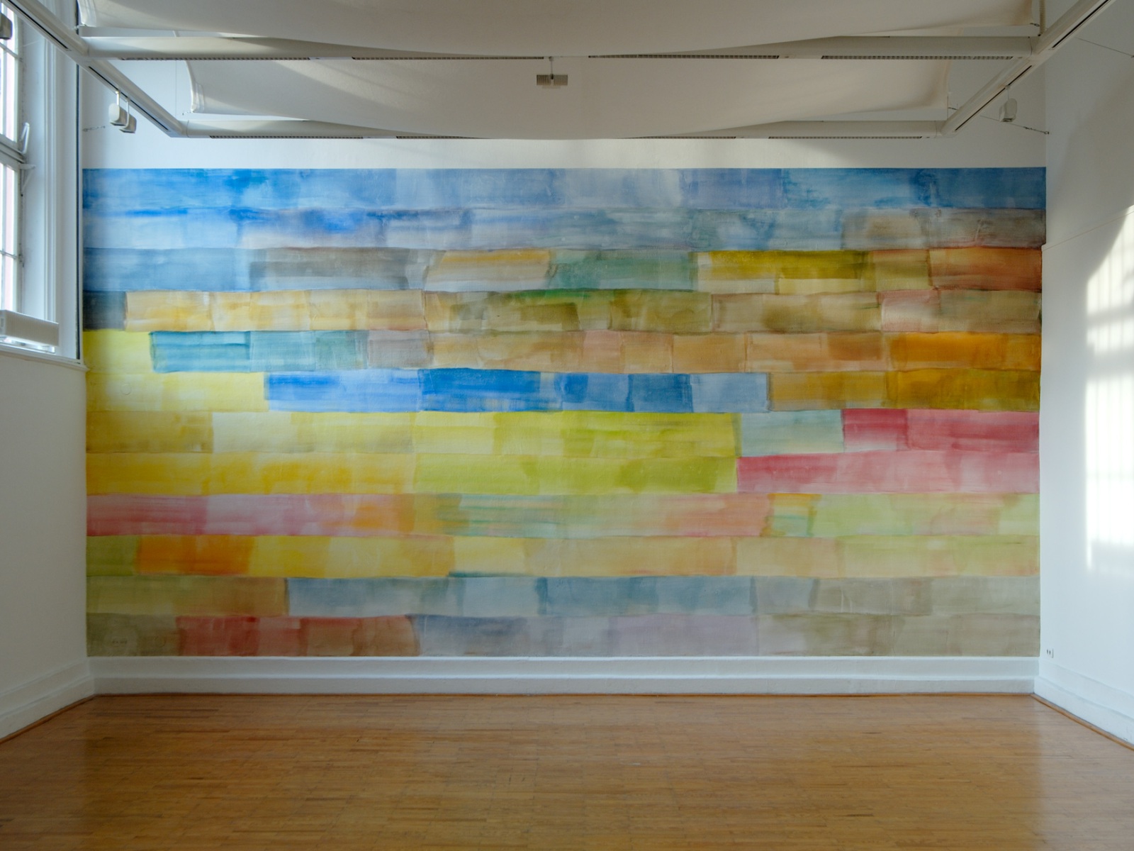 Ines Hock, Die schöne Seite, Kunsthaus Wiesbaden, Wandarbeit, 2007