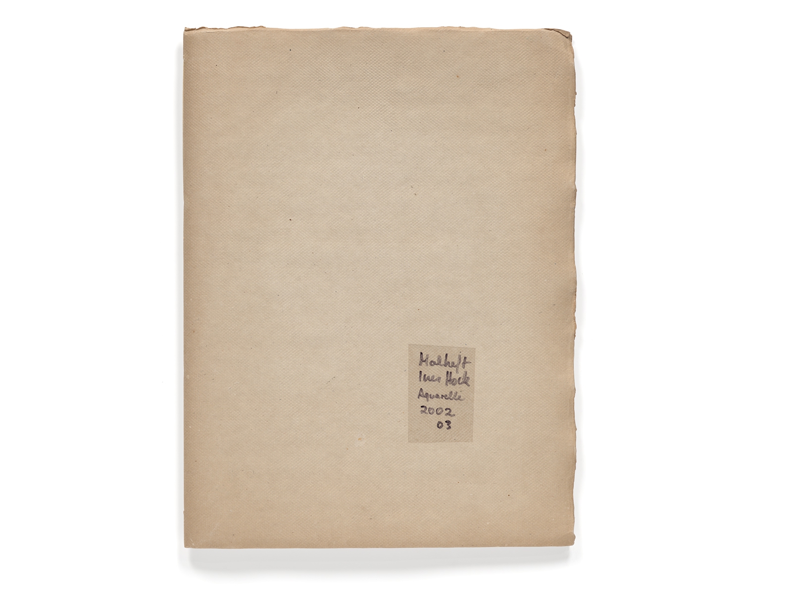 Ines Hock, Malheft Aquarelle 2002-03 |  Mill Saunders Waterford Aquarellpapier  39 x 29 cm