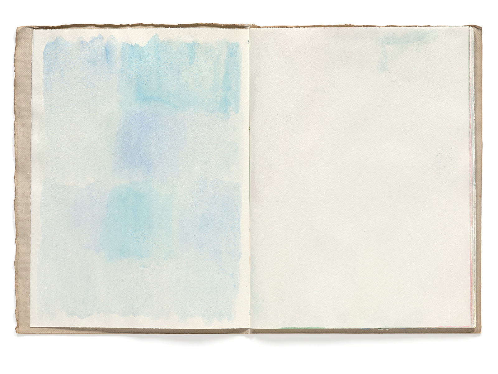 Ines Hock, Malheft Aquarelle 2002-03 |   engl. Papier  39 x 29 cm