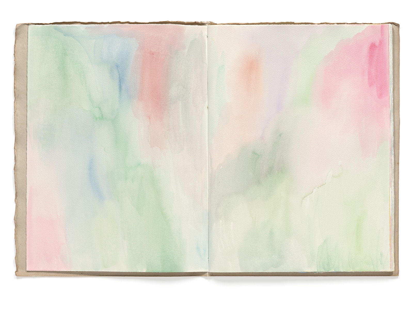 Ines Hock, Malheft Aquarelle 2002-03 |   engl. Papier  39 x 29 cm