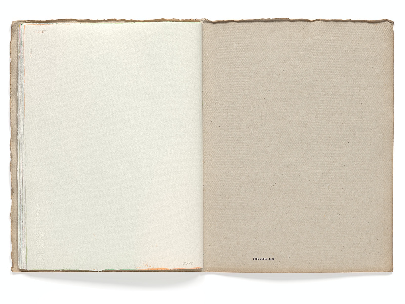 Ines Hock, Malheft Aquarelle 2002-03 |   engl. Papier  39 x 29 cm