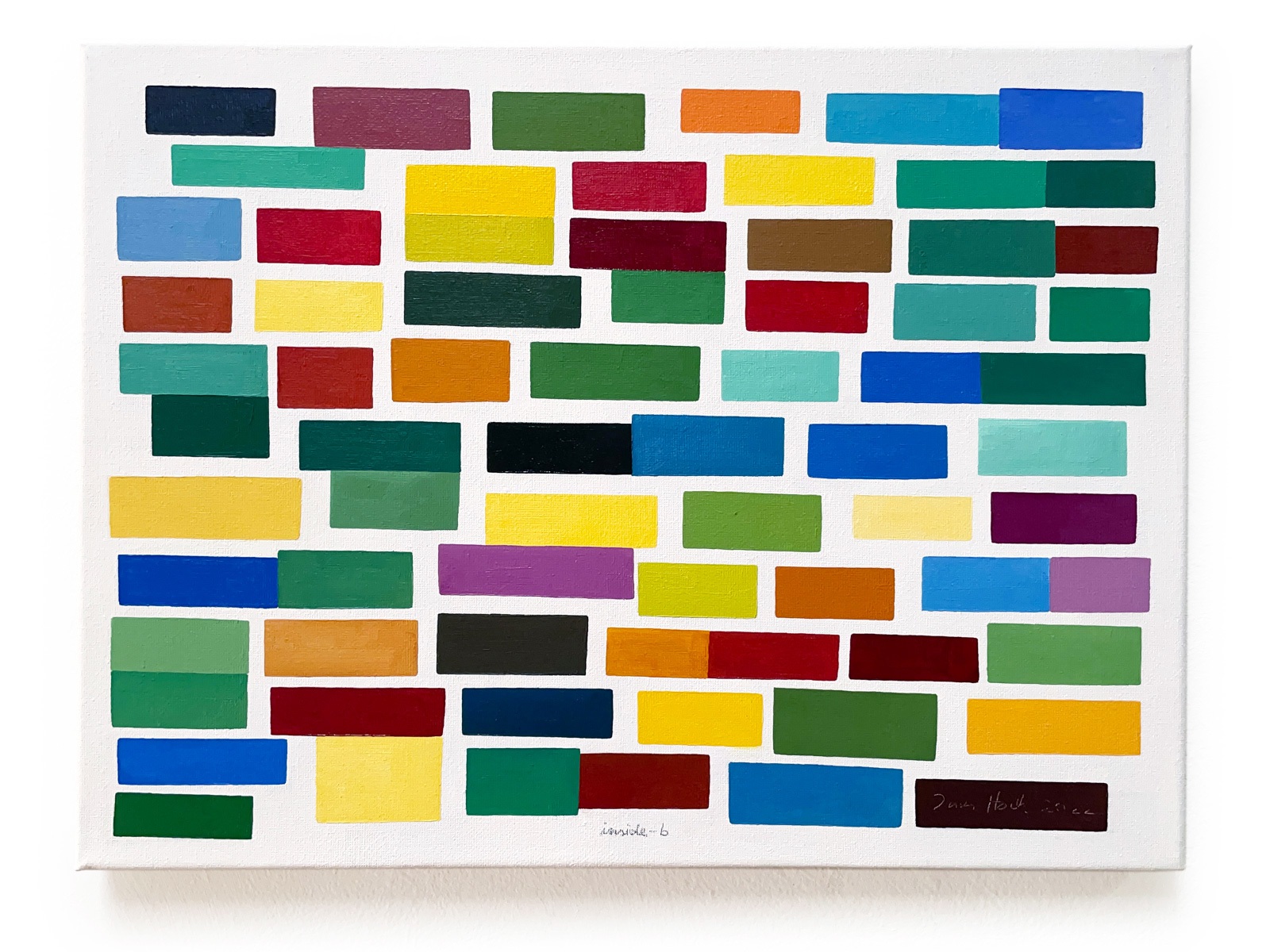 Ines Hock, LB 2022-4,  INSIDE-B  Ölfarbe 30 x 40 cm