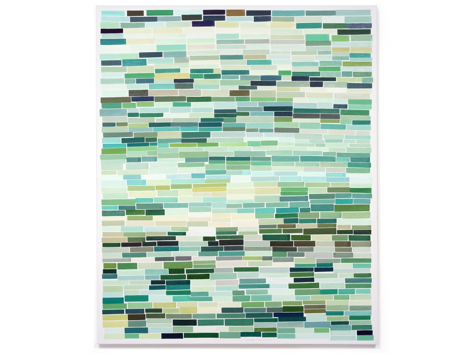 Ines Hock, LB 2016 -2,  VIEW ELBE  Ölfarbe  120 x 100 cm