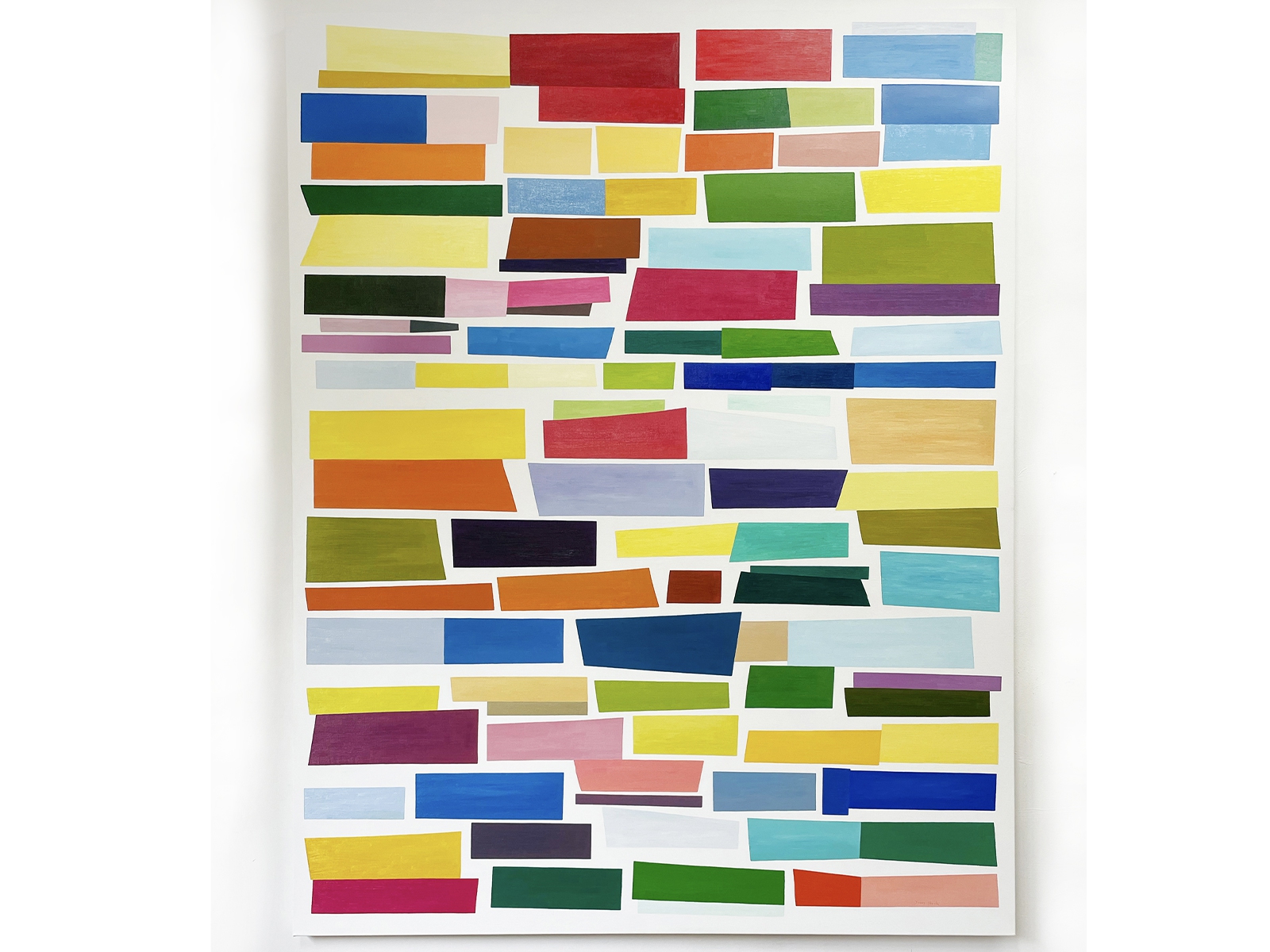 Ines Hock, LB-2023 -2, Titel: TAN, Ölfarbe auf Leinwand, 160 x 120 cm