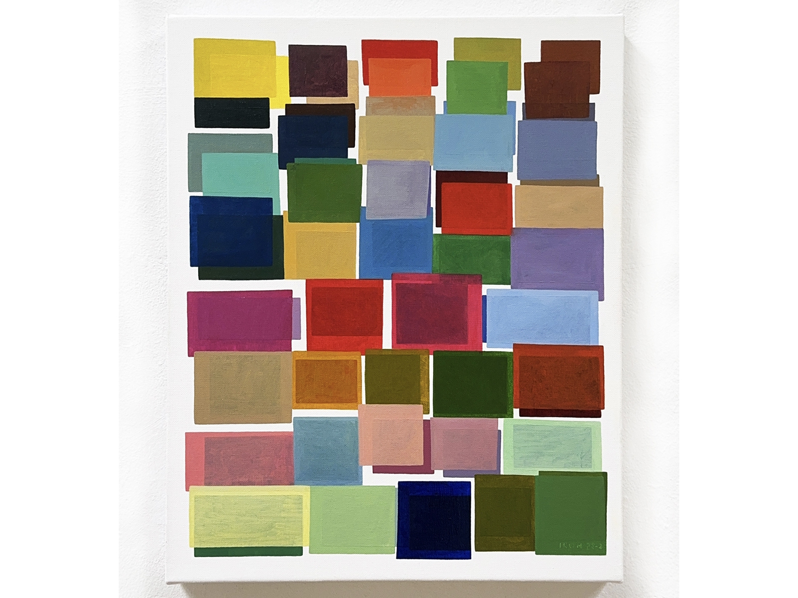 Ines Hock, LB 2025 -2, Titel: SAB, Ölfarbe auf Leinwand, 50 x 40 cm