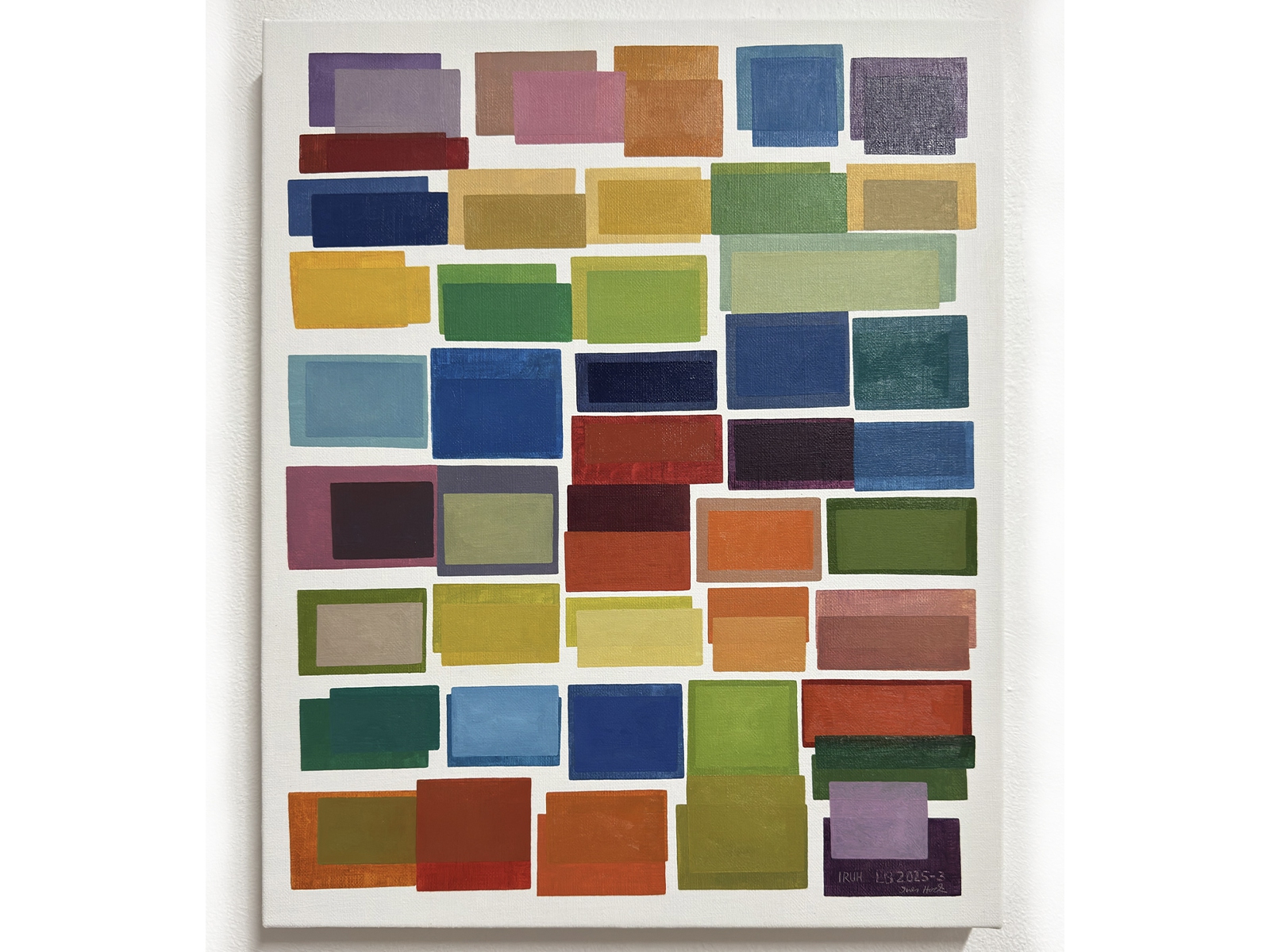 Ines Hock, LB 2025 -3, Ölfarbe auf Leinwand, 50 x 40 cm