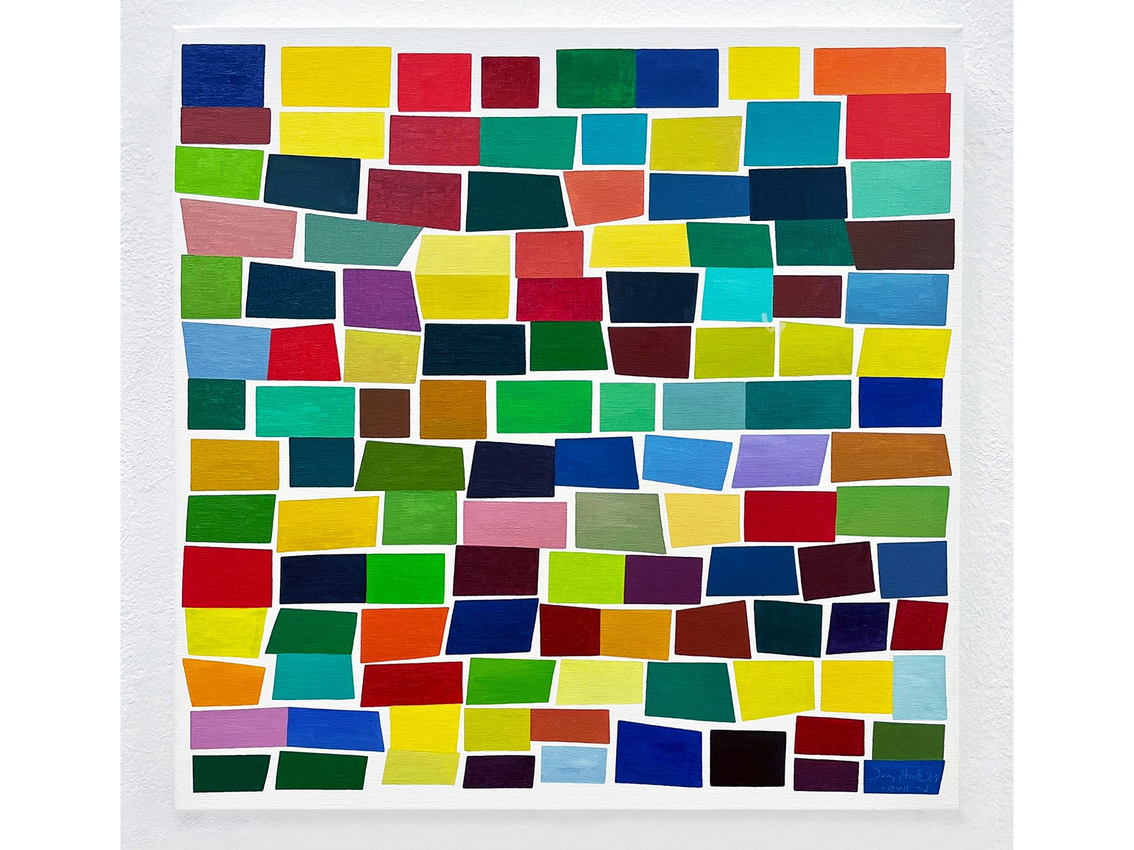 Ines Hock, LB-2023-3, Titel: 1373, Ölfarbe auf Leinwand, 50 x 50 cm