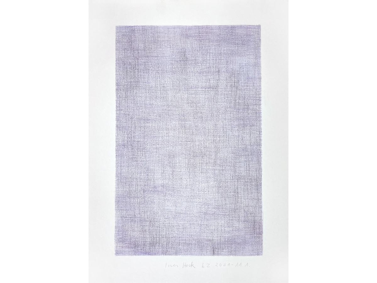 Ines Hock, Be myself  bZ 2021 -11.1 Polychromos 28 x 20 cm auf Schoellershammer