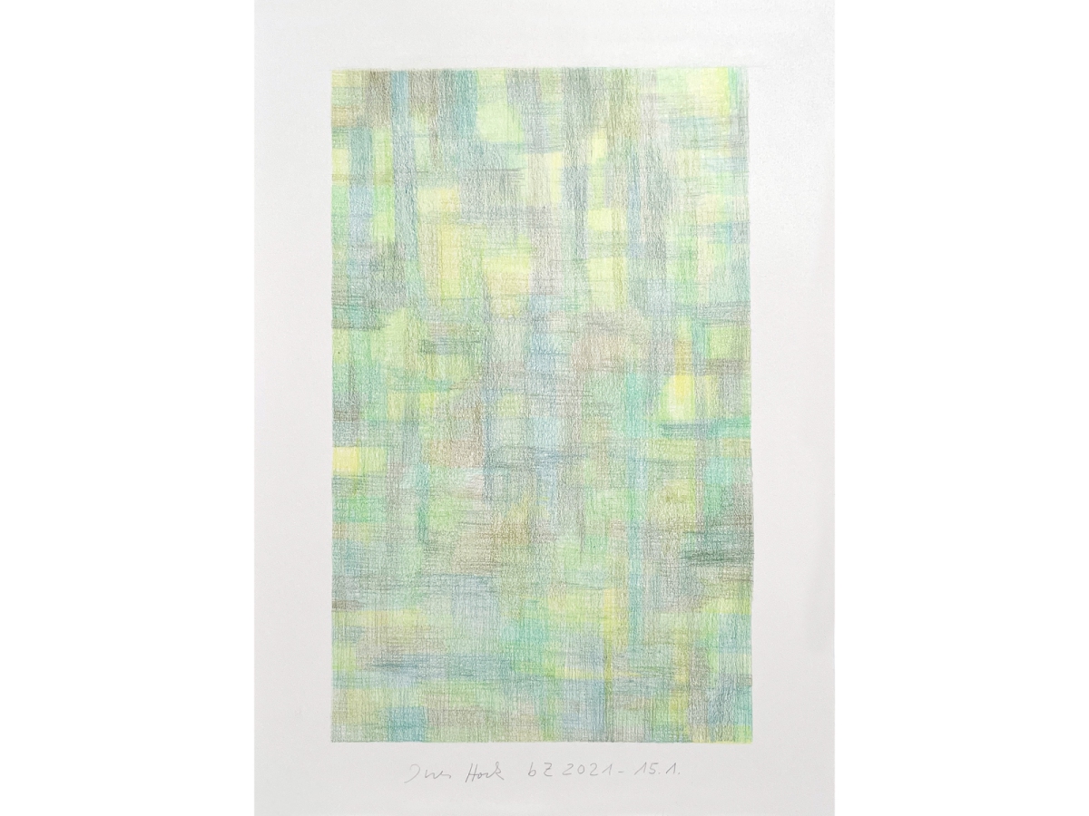 Ines Hock, Be myself  bZ 2021 -15.1 Polychromos 28 x 20 cm auf Schoellershammer