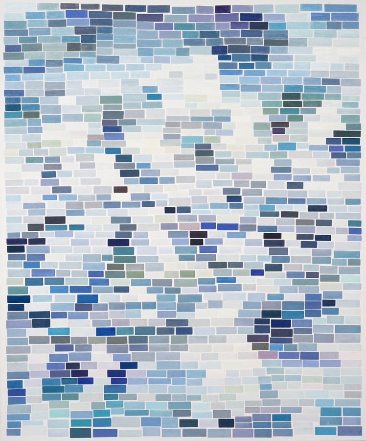 Into the Sea   LB 2017-3   Ölfarbe auf Leinwand 120 x 100 cm